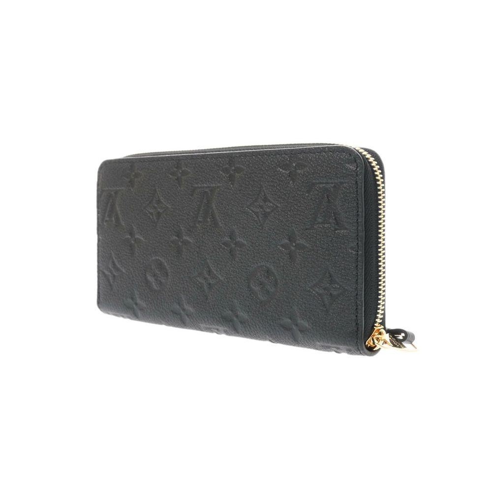 Louis Vuitton Zippy Noir Empreinte Wallet Monogram Long Black